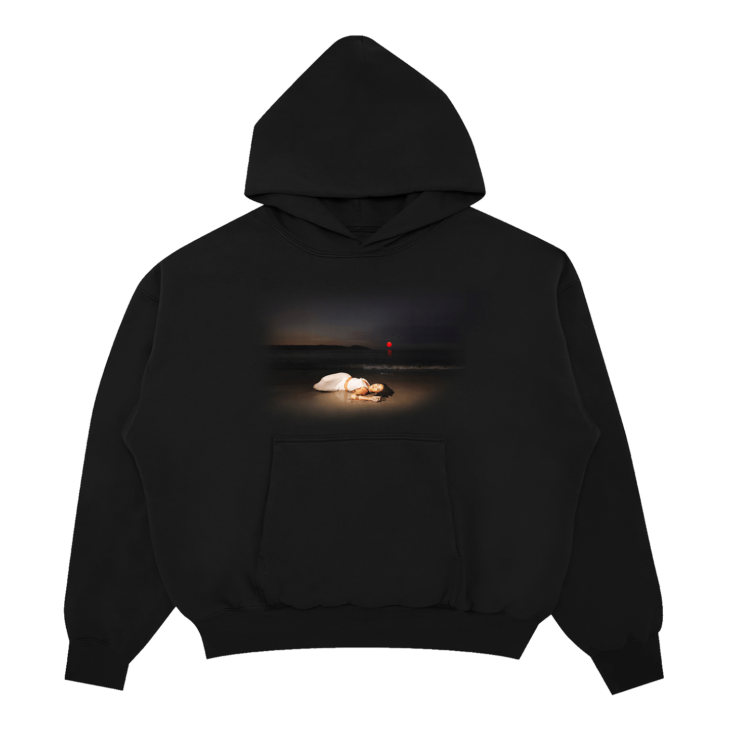 Maeta Sunset & Tour Date Black Hoodie